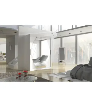 Šatníková skriňa Alen Farba: Biela